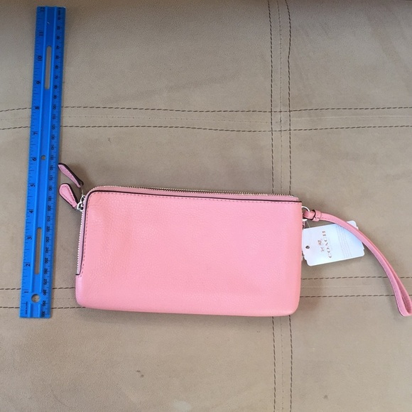 Coach nwt leather wallet/wristlet - Picture 1 of 5